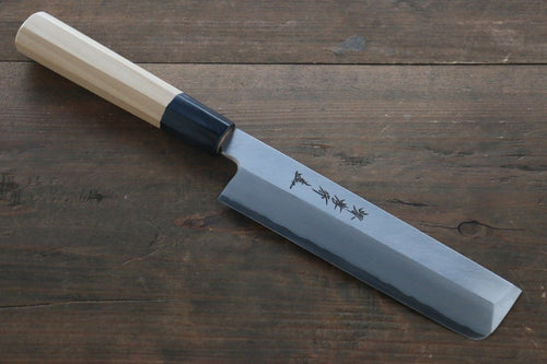 堺 孝行 主廚系列 銀三鋼 薄刃 日本刀 木蘭握把 - 清助刃物