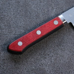 清助 超級青鋼 打磨處理 三德刀  170mm 紅黑合成木 握把 - 清助刃物