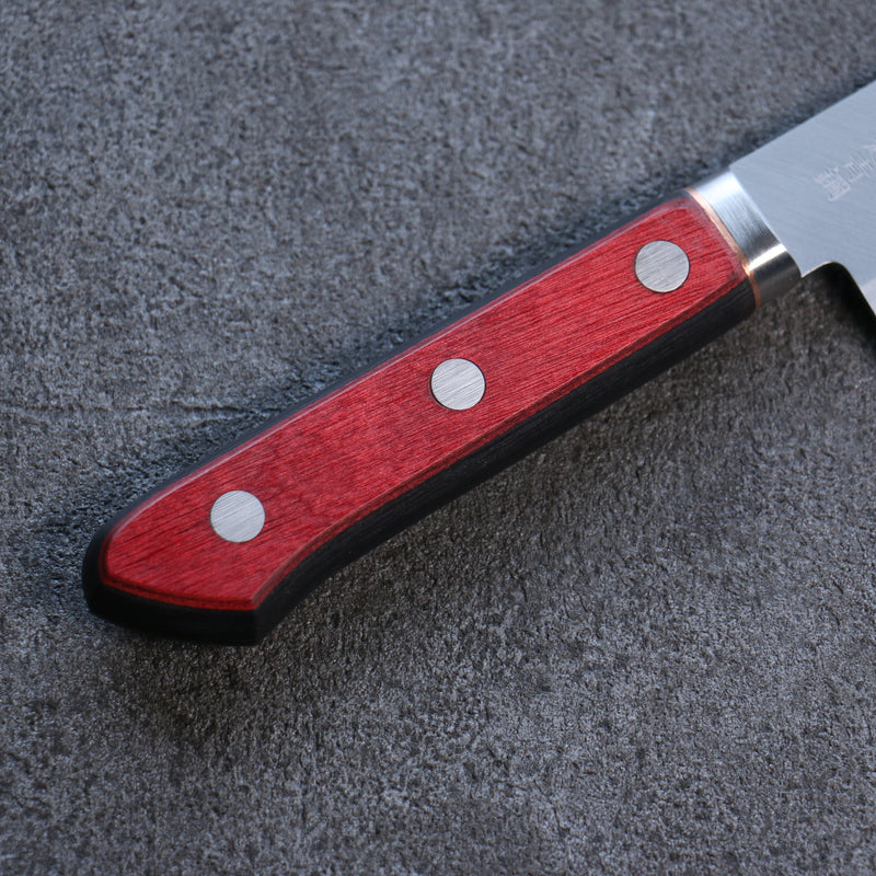 清助 超級青鋼 打磨處理 三德刀  170mm 紅黑合成木 握把 - 清助刃物