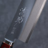 清助 超級青鋼 打磨處理 薄刃 日本刀 160mm 紅黑合成木 握把 - 清助刃物