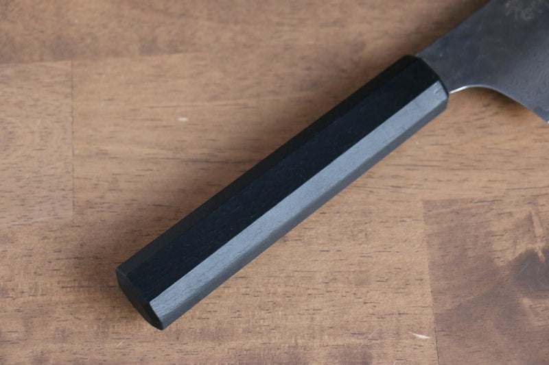 堺 孝行 七色 VG10 33層 劍型牛刀  190mm ABS 樹脂（乾漆墨黑） 握把 - 清助刃物