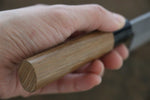 清助 青鋼二號 梨地 多用途小刀  135mm 栗木 握把 - 清助刃物