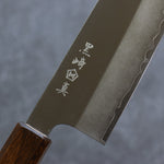 黑崎 真 VG-XEOS 打磨處理 三德刀 日本刀 165mm 櫟木漆塗 握把 - 清助刃物
