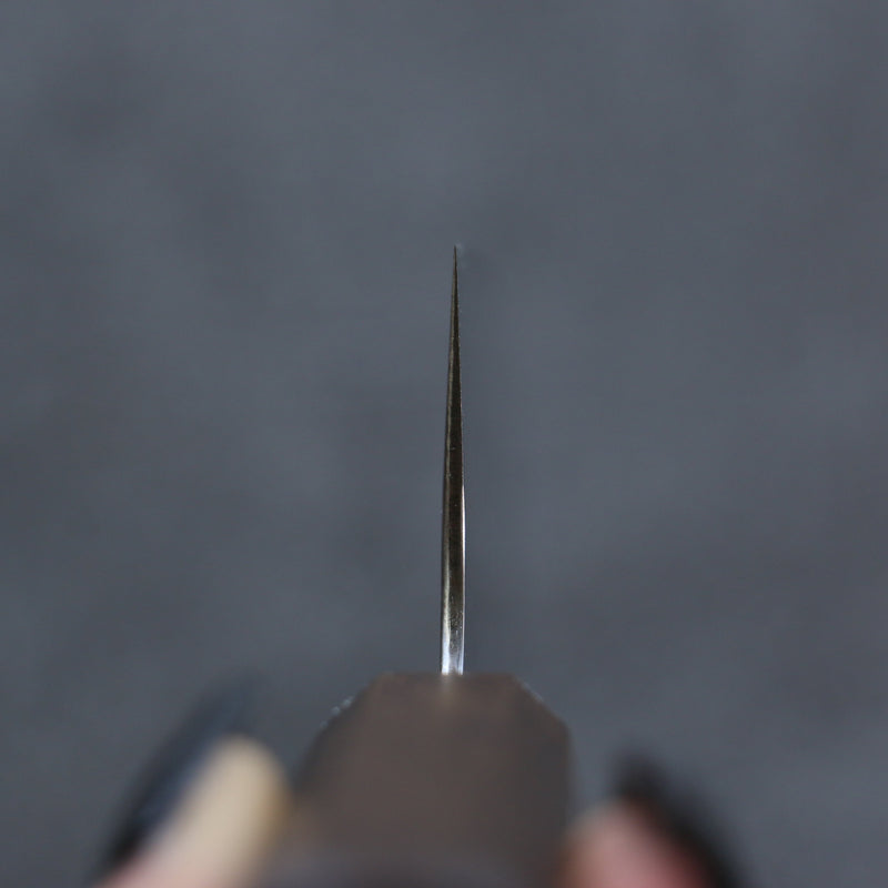 黑崎 真 VG-XEOS 打磨處理 三德刀 日本刀 165mm 櫟木漆塗 握把 - 清助刃物