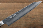 清助 青槌 AUS10 鎚目 切付多用途小刀 日本刀 140mm 青合成木 握把 - 清助刃物