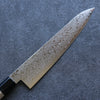 三寿ゞ (Misuzu) AUS10 大馬士革紋 打磨處理 牛刀 日本刀 240mm 木蘭 握把 - 清助刃物