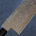 三寿ゞ (Misuzu) AUS10 大馬士革紋 打磨處理 牛刀 日本刀 240mm 木蘭 握把 - 清助刃物