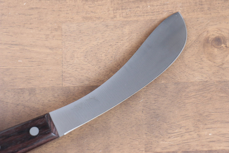 清助 山賊 日本鋼 剝皮刀 170mm 天然木 握把 - 清助刃物