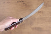 清助 山賊 日本鋼 剝皮刀 170mm 天然木 握把 - 清助刃物