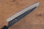 安立刃物 【池田拓視】 超級青鋼 多用途小刀  150mm 紫檀木 握把 - 清助刃物