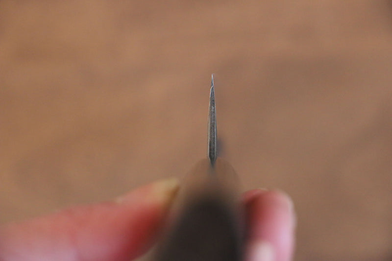 安立刃物 【池田拓視】 超級青鋼 多用途小刀  150mm 紫檀木 握把 - 清助刃物