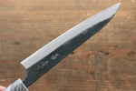 昌景 水 青鋼二號 黑打 多用途小刀 日本刀 150mm 美國櫻桃木握把 - 清助刃物
