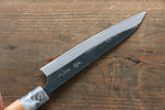 昌景 水 青鋼二號 黑打 多用途小刀 日本刀 150mm 美國櫻桃木握把 - 清助刃物
