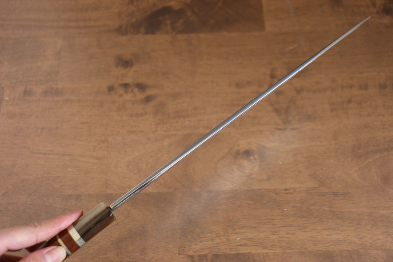 堺 孝行 天龍 Uzushio 渦潮 青鋼二號 刻有龍的圖樣 柳刃  300mm 紅黑檀 握把 附刀鞘 - 系列商品之8 - 清助刃物