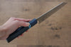 黑崎 優 閃光 SG2 鎚目 文化刀  165mm 楓木（青色帶土耳其石環型設計） 握把 - 清助刃物