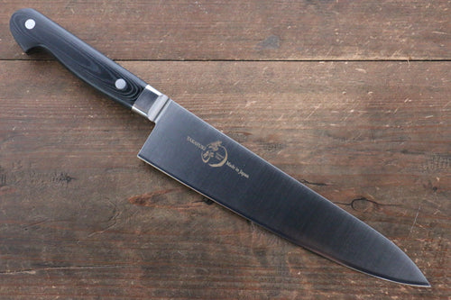 堺 孝行 大廚系列 瑞典鋼 牛刀 日本刀 210mm 黑米卡塔（樹脂複合材料）握把 - 清助刃物