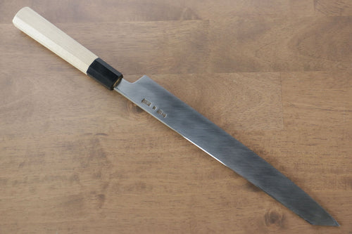 重陽 銀三鋼 鏡面處理 劍型柳刃 日本刀 270mm 木蘭握把 - 清助刃物