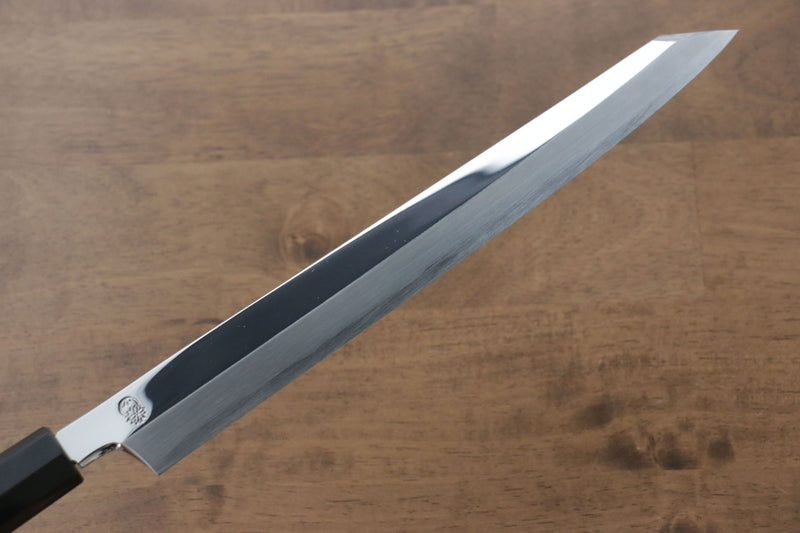 重陽 銀三鋼 鏡面處理 劍型柳刃  270mm 木蘭握把 - 清助刃物