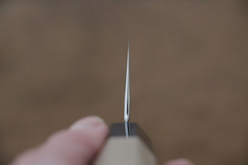 重陽 銀三鋼 鏡面處理 三德刀  180mm 木蘭握把 - 清助刃物
