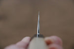 重陽 銀三鋼 鏡面處理 切付牛刀  240mm 木蘭握把 - 清助刃物