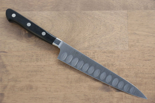 清助 瑞典鋼 多用途小鮭魚刀 日本刀 150mm 黑合成木握把 - 清助刃物