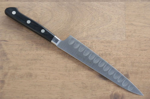 清助 瑞典鋼 多用途小鮭魚刀 日本刀 150mm 黑合成木握把 - 清助刃物