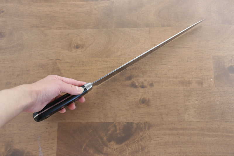 清助 瑞典鋼 鮭魚筋引  270mm 黑合成木握把 - 清助刃物