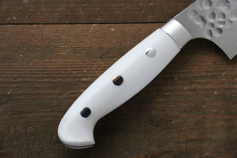 黑崎 優 雫 R2/SG2 鎚目 文化刀 日本刀 130mm 白人造大理石握把 - 清助刃物