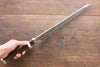 堺 孝行 銀三鋼 劍型柳刃  300mm 沙漠鐵木（杉原型）握把 - 清助刃物