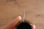 佐治 武士 青鋼二號 有色大馬士革紋 筋引  270mm 黑檀（帶環型設計） 握把 - 清助刃物