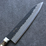清助 超級青鋼 黑 牛刀 日本刀 210mm 茶色合成木 握把 - 清助刃物