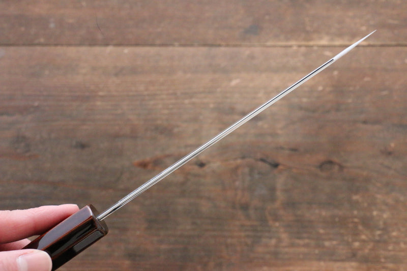 清助 銀三鋼 切付多用途小刀 日本刀 150mm 漆塗握把 - 清助刃物
