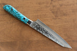 佐治 武士 SRS13 鎚目 (丸) 多用途小刀  130mm 土耳其石 握把 - 清助刃物