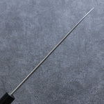加藤 義實 白鋼 黑 牛刀 日本刀 210mm 木蘭 握把 - 清助刃物