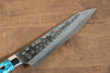 佐治 武士 SRS13 鎚目 (丸) 多用途小刀  130mm 土耳其石 握把 - 清助刃物