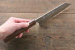 黑崎 優 雷神 特殊鈷合金 鎚目 文化刀  165mm 核桃木 握把 - 清助刃物
