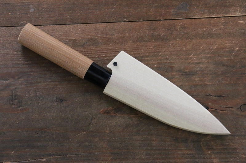 木蘭 鞘 竹筴魚刀用 附合成木安全栓 105mm Houei - 清助刃物