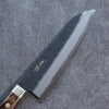 清助 超級青鋼 黑 三德刀 日本刀 180mm 茶色合成木 握把 - 清助刃物