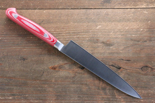 堺 孝行 大廚系列 不鏽鋼 多用途小刀  150mm 紅米卡塔（樹脂複合材料）握把 - 清助刃物