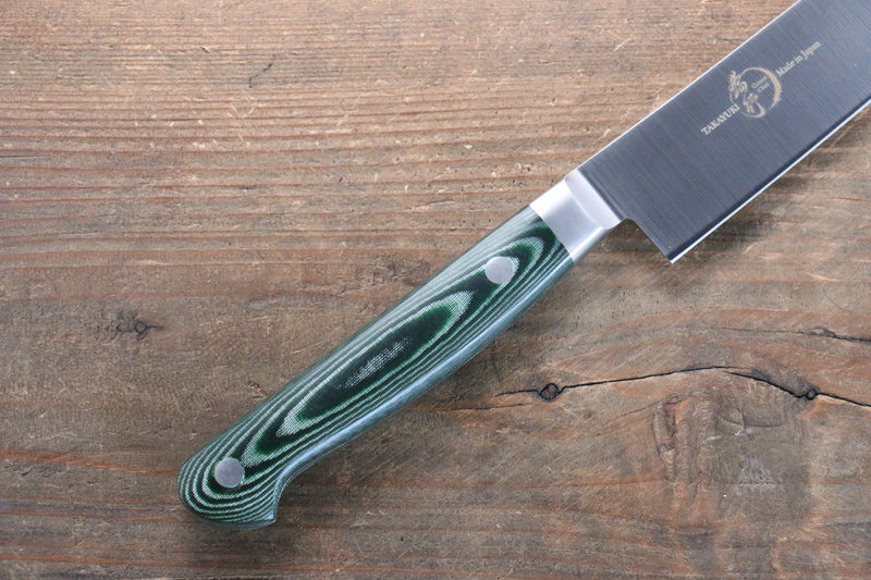 堺 孝行 大廚系列 不鏽鋼 筋引  240mm 綠米卡塔（樹脂複合材料）握把 - 清助刃物