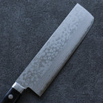 清助 VG10 大馬士革紋 菜切 日本刀 165mm 黑合成木 握把 - 清助刃物