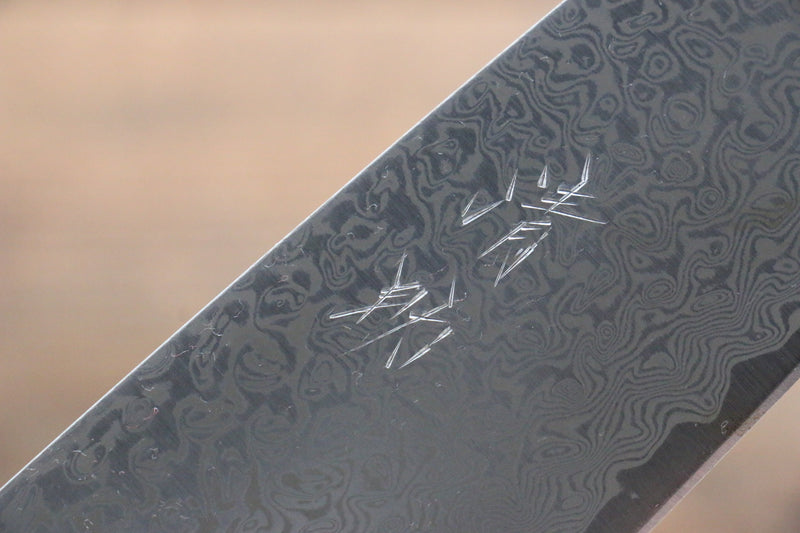 清助 SLD 鋼 49層大馬士革紋 三德刀 日本刀 165mm - 清助刃物