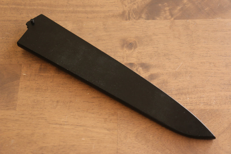 黑 木蘭 鞘 筋引用 附合成木安全栓 240/270mm - 清助刃物