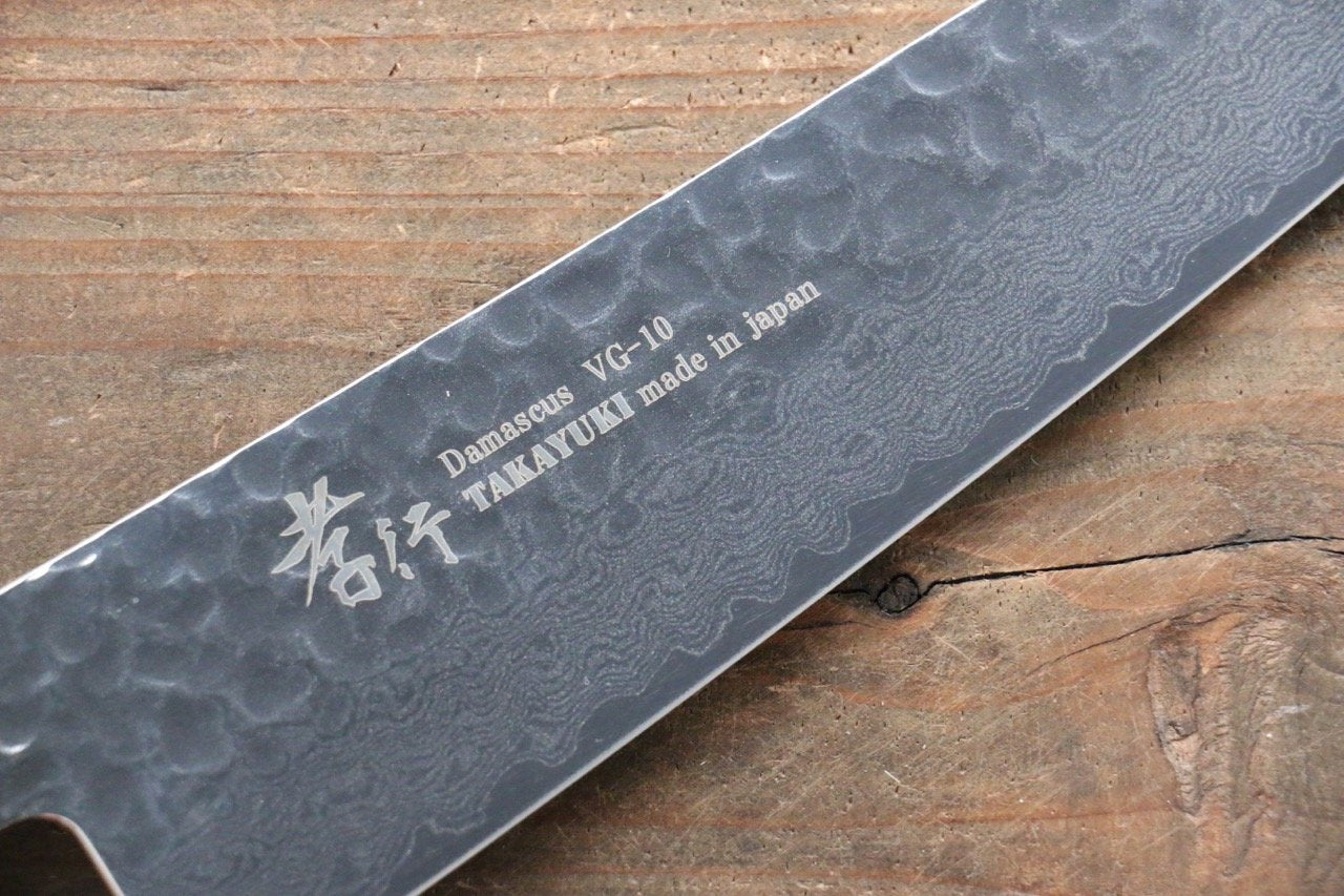 堺 孝行 VG10 33層大馬士革紋 牛刀  210mm 櫸木握把 - 清助刃物