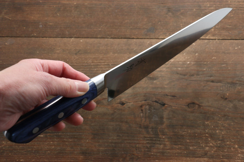 清助 青天 鉬鋼（MOL） 牛刀  210mm 青合成木 握把 附刀鞘 - 清助刃物