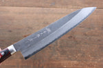 加藤 義實 超級青鋼 黑打 牛刀  210mm 合成木握把 - 清助刃物
