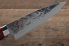 佐治 武士 SRS13 鎚目 多用途小刀 日本刀 135mm 紅米卡塔（樹脂複合材料） 握把 - 清助刃物