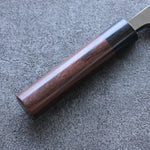 清助 青鋼 霞研 出刃 日本刀 150mm 紫檀木 握把 - 清助刃物