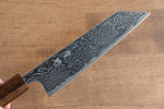 清助 海浪 AUS10 鏡面處理 大馬士革紋 文化刀  180mm 橡木 握把 - 清助刃物