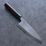 清助 白鋼 霞研 出刃 日本刀 180mm 紫檀木 握把 - 清助刃物
